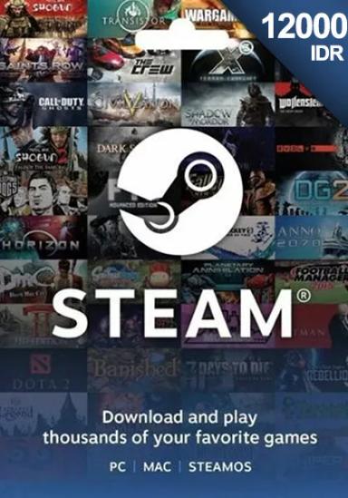 Indonēzija Steam 12.000 IDR Dāvanu Karte cover image