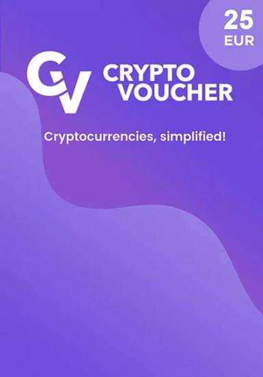 Crypto Voucher 25 EUR Dāvanu karte cover image