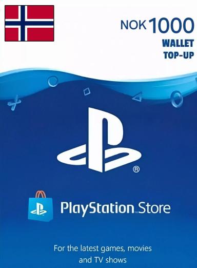Norway PSN 1000 NOK Gift Card cover image