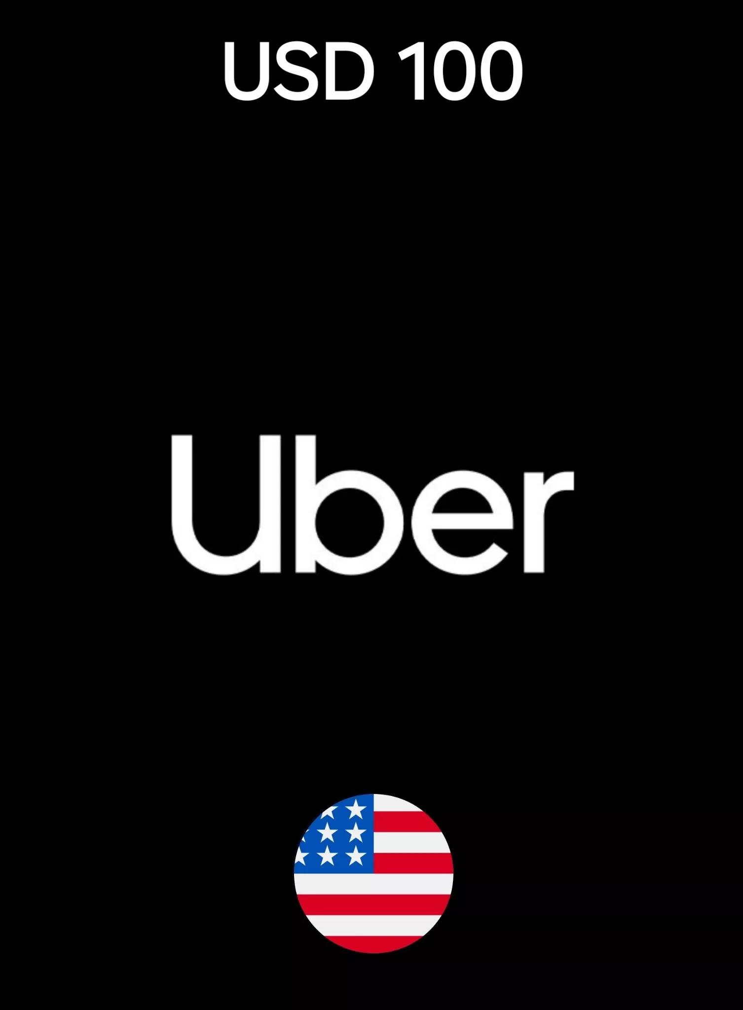 Uber USA 100 USD Gift Card cover image