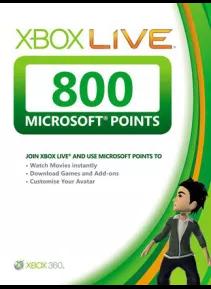 EU 800 Microsoft Points (9.60€/£6.80)