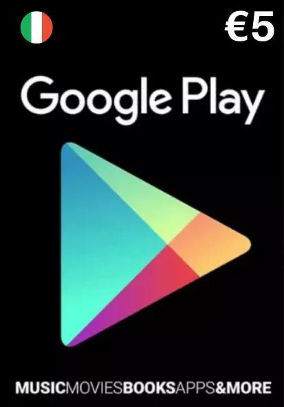 Italy Google Play 5 Euro Gift Card_cover