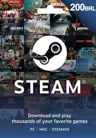 Brazīlija Steam 200 BRL Dāvanu Karte cover image