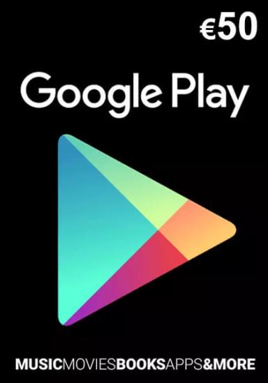 Google Play 50 Euro Dāvanu Karte cover image