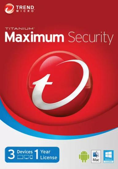 Trend Micro Maximum Security 2016 (3 lietotāji-1 gads) cover image
