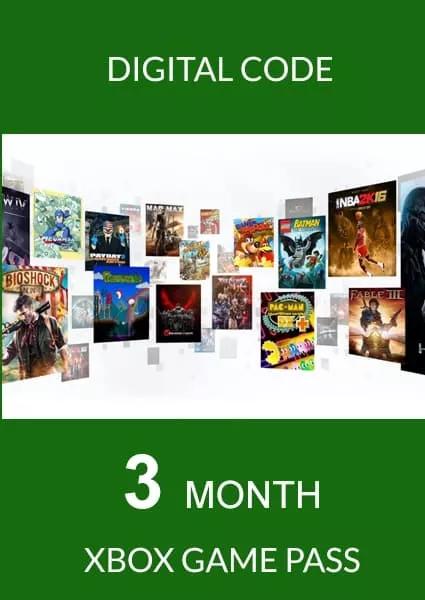 Xbox Game Pass 3 Month Membership 