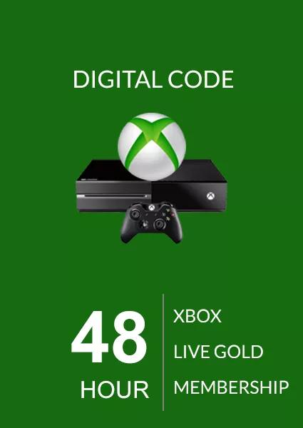 Xbox Live Gold 48 Tunnine Liikmeaeg (Global)