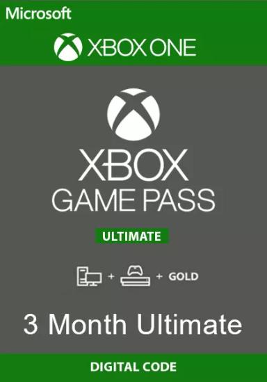 Xbox Game Pass Ultimate 3 Mēnešu Abonements (Xbox & PC) cover image