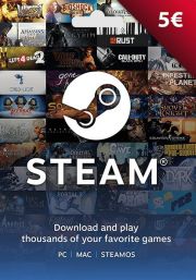 EU Steam 5 Euro Dāvanu Karte