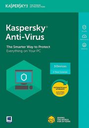 Kaspersky Anti-Virus 2023 (3 lietotājs / 1 gads)