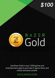 USA Razer Gold 100 USD Dāvanu Karte