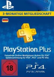 Vācijas PSN Plus 3 Mēnešu Abonements