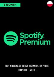 Polija Spotify Premium 6 Mēneša Abonements
