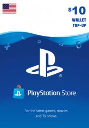 USA PSN 10 USD Dāvanu Karte