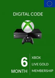 EU Xbox Live Gold 6 Mēnešu Abonements 