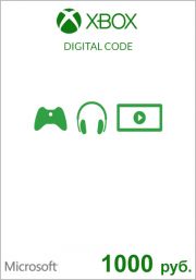 RUS Xbox 1000 Rubļu Dāvanu Karte 