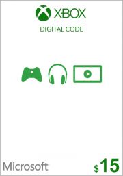 USA Xbox 15 Dolāru Dāvanu Karte 