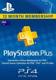 Austrālijas PSN Plus 12 Mēnešu Abonements