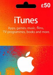 iTunes UK 50 GBP Dāvanu Karte