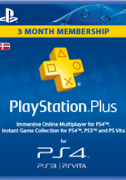 Dānijas PSN Plus 3 Mēnešu Abonements
