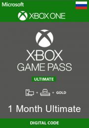 Krievijas Xbox Game Pass Ultimate 1 Mēneša Abonements  (Xbox One & PC)