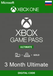 Krievijas Xbox Game Pass Ultimate 3 Mēneša Abonements (Xbox One & PC)