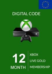 EU Xbox Live Gold 12 Mēnešu Abonements 